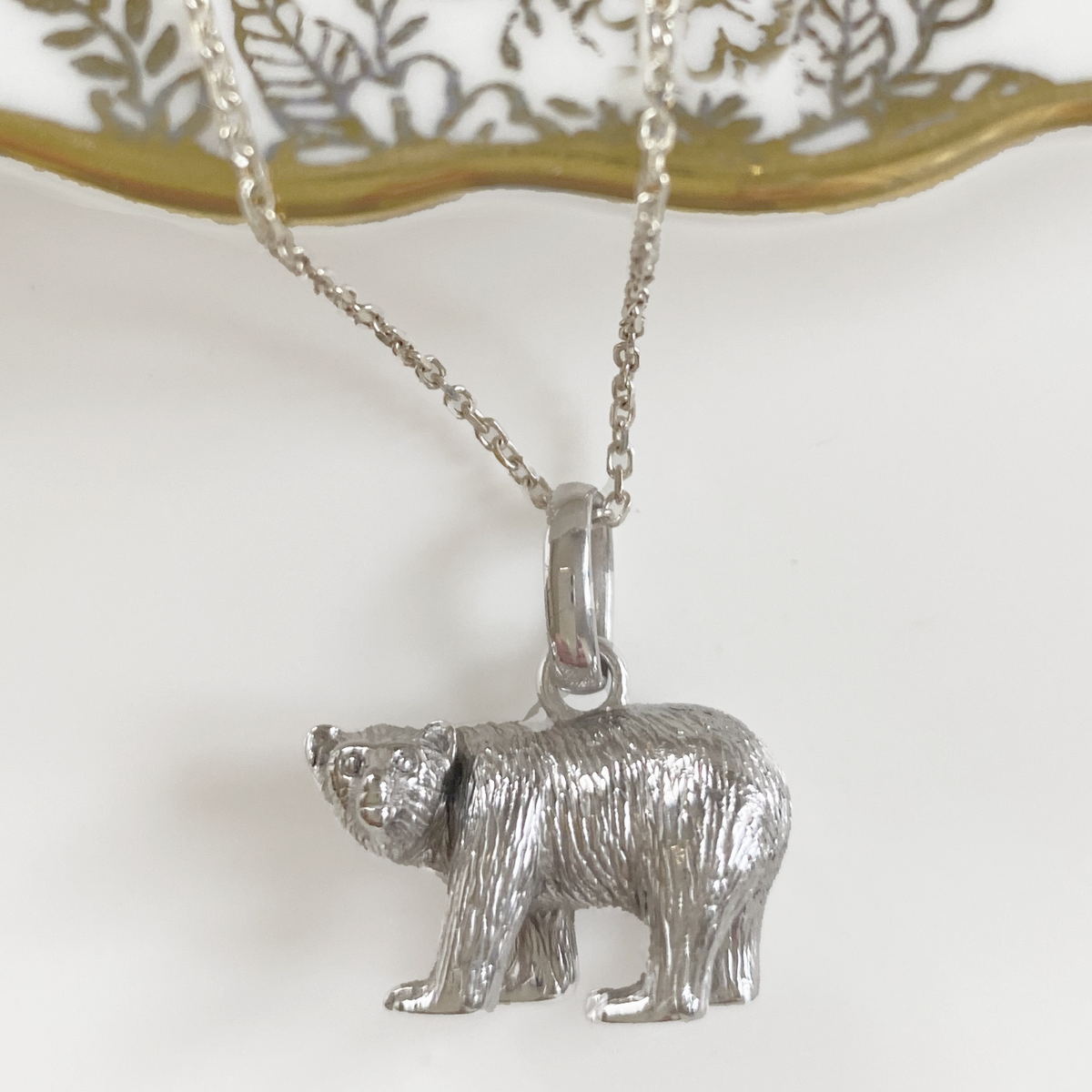 アクセサリー PALACE Bear PALACE Love Pendant Silver BEAR PALACE LOVE PENDANT | PALACE SKATEBOARDS