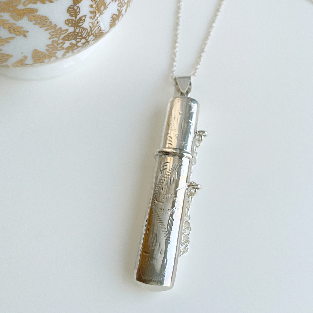 Secret message locket sale