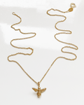 Bee necklace with medium chain (46cm)