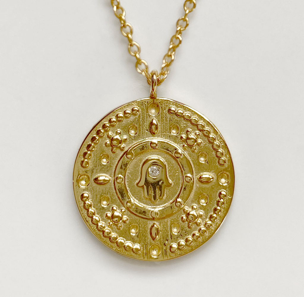 WILD PALACE Hamsa necklace