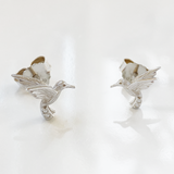 Hummingbird stud earrings 