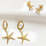 Starfish selection earrings 